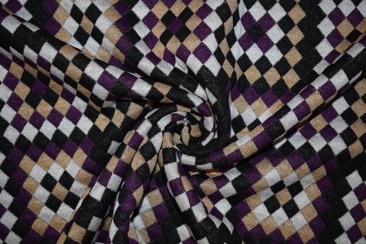 'Harlequin' Jacquard Jersey