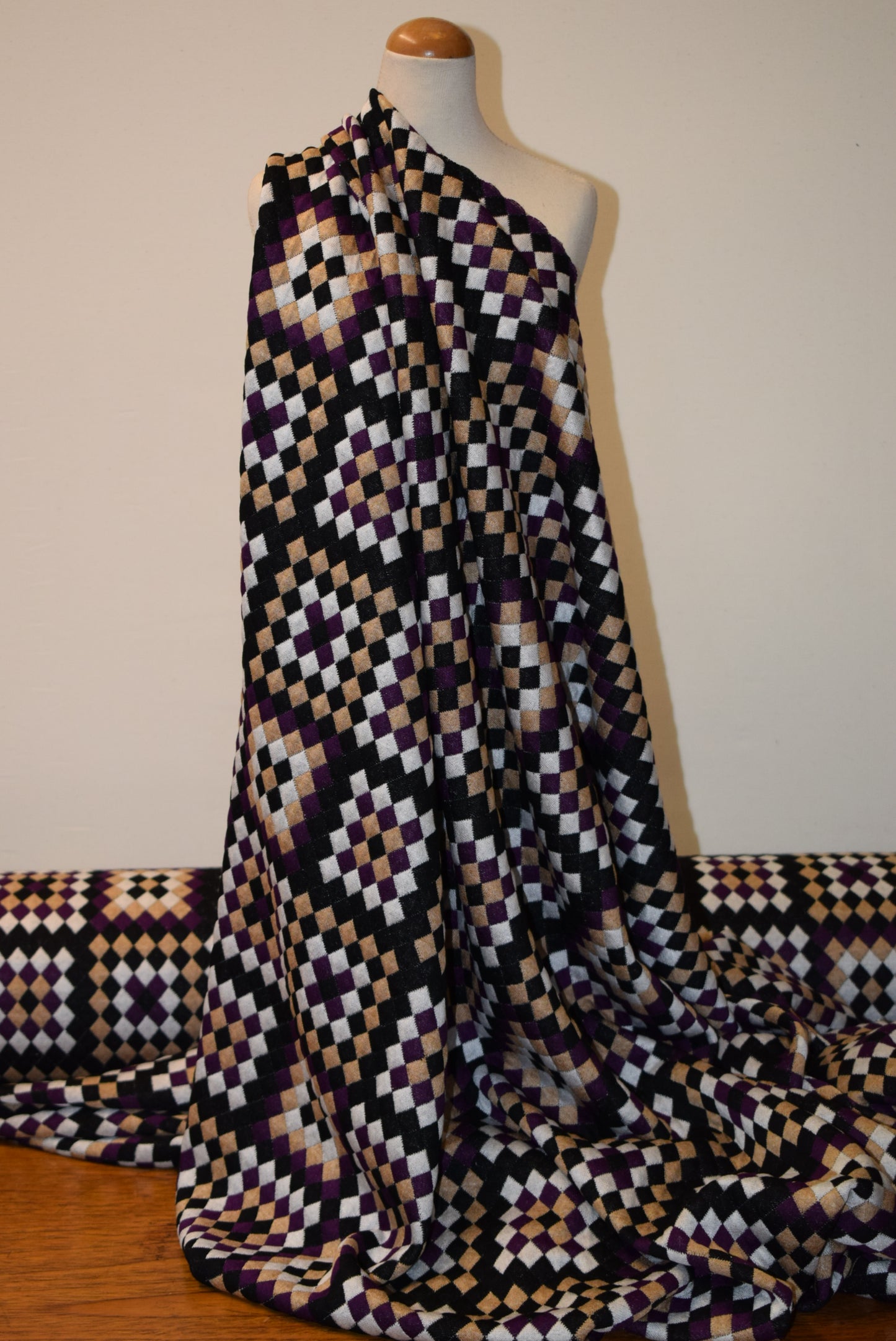 'Harlequin' Jacquard Jersey