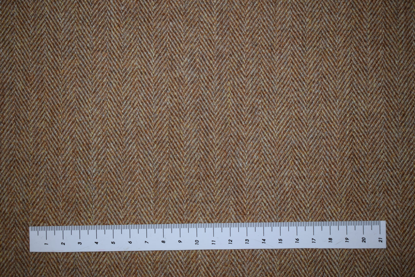 Brown Herringbone Tweed