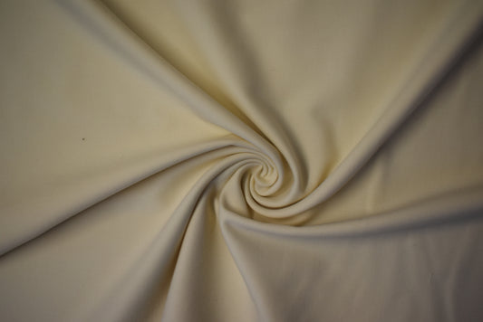 Cream 'Diamond' Suiting ( Lengthwise Stretch )