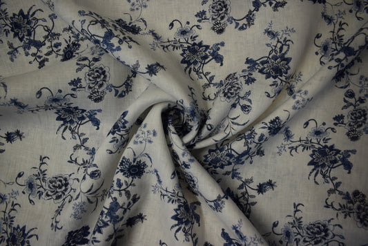 'Delft' Print - Large Flower