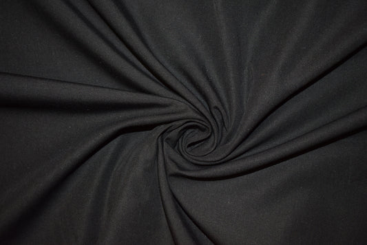 Black Heavy Poplin
