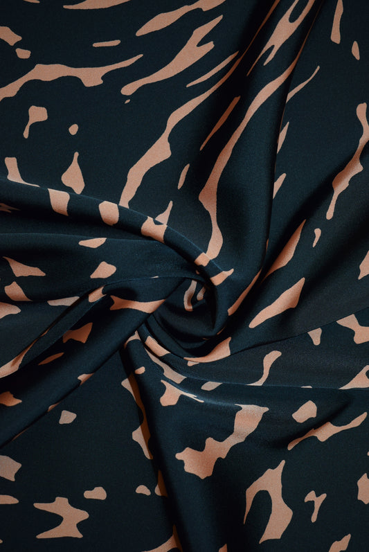 'Desert Shadow' Satin with Stretch