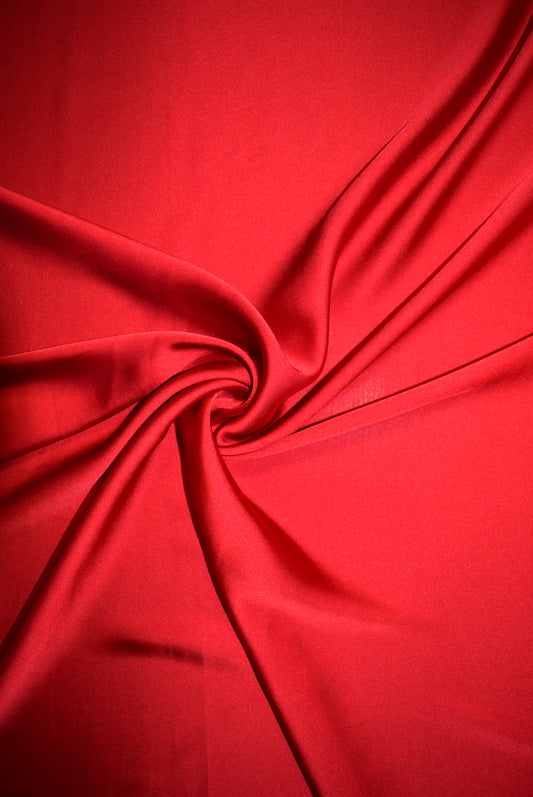 Red 'Liquid' Satin