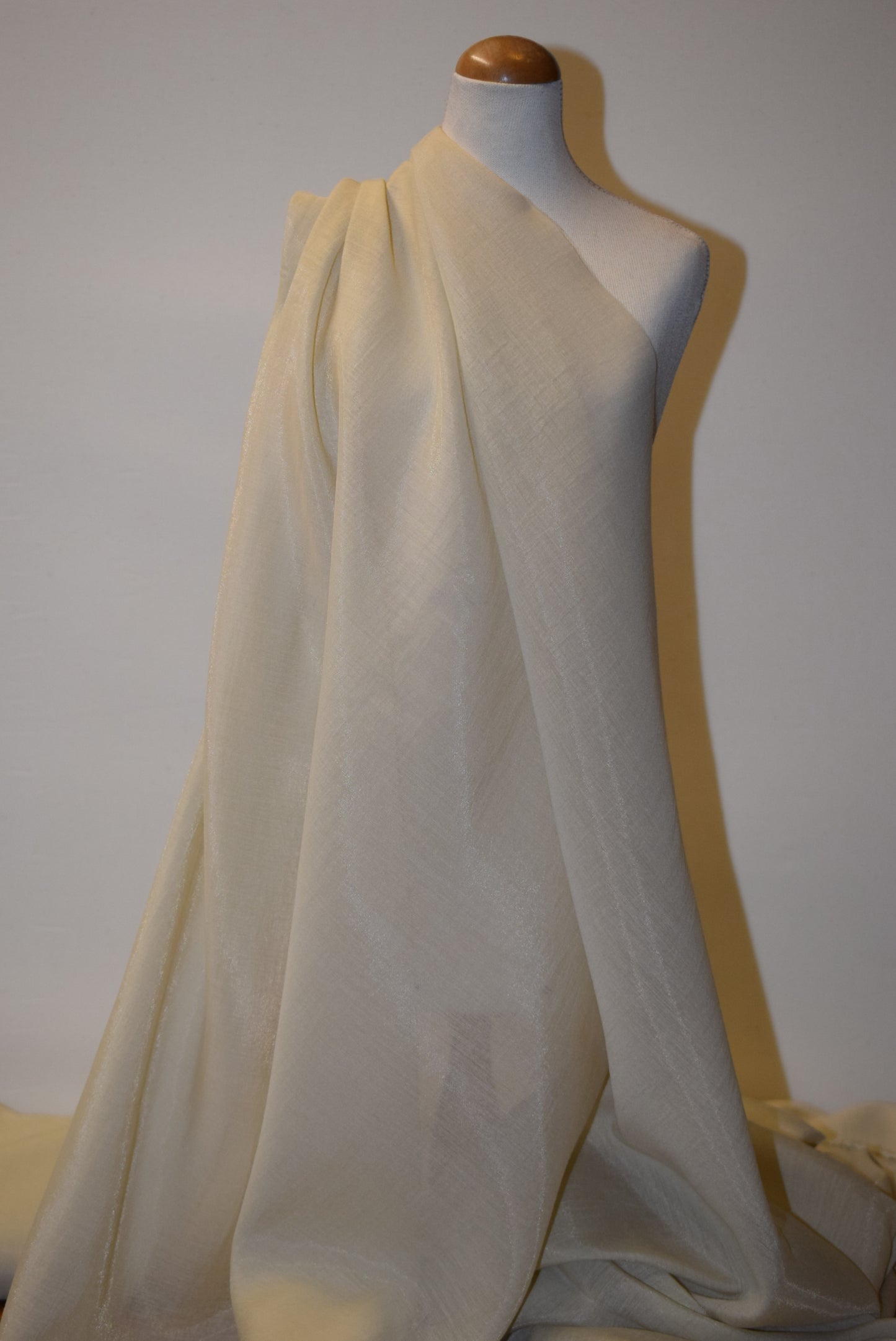Buttermilk Lyocell Organza