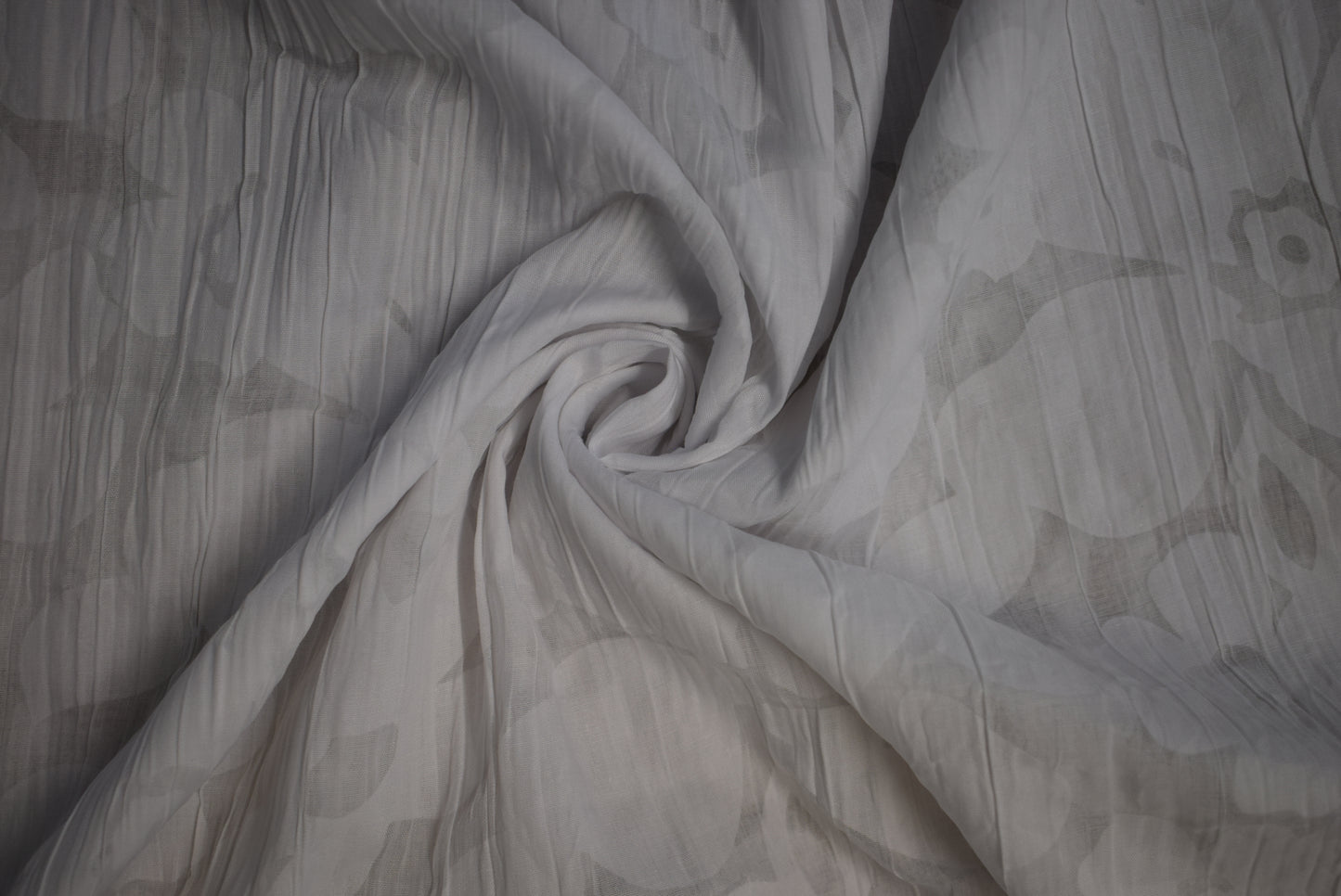 Floral Printed Crinkle Lawn