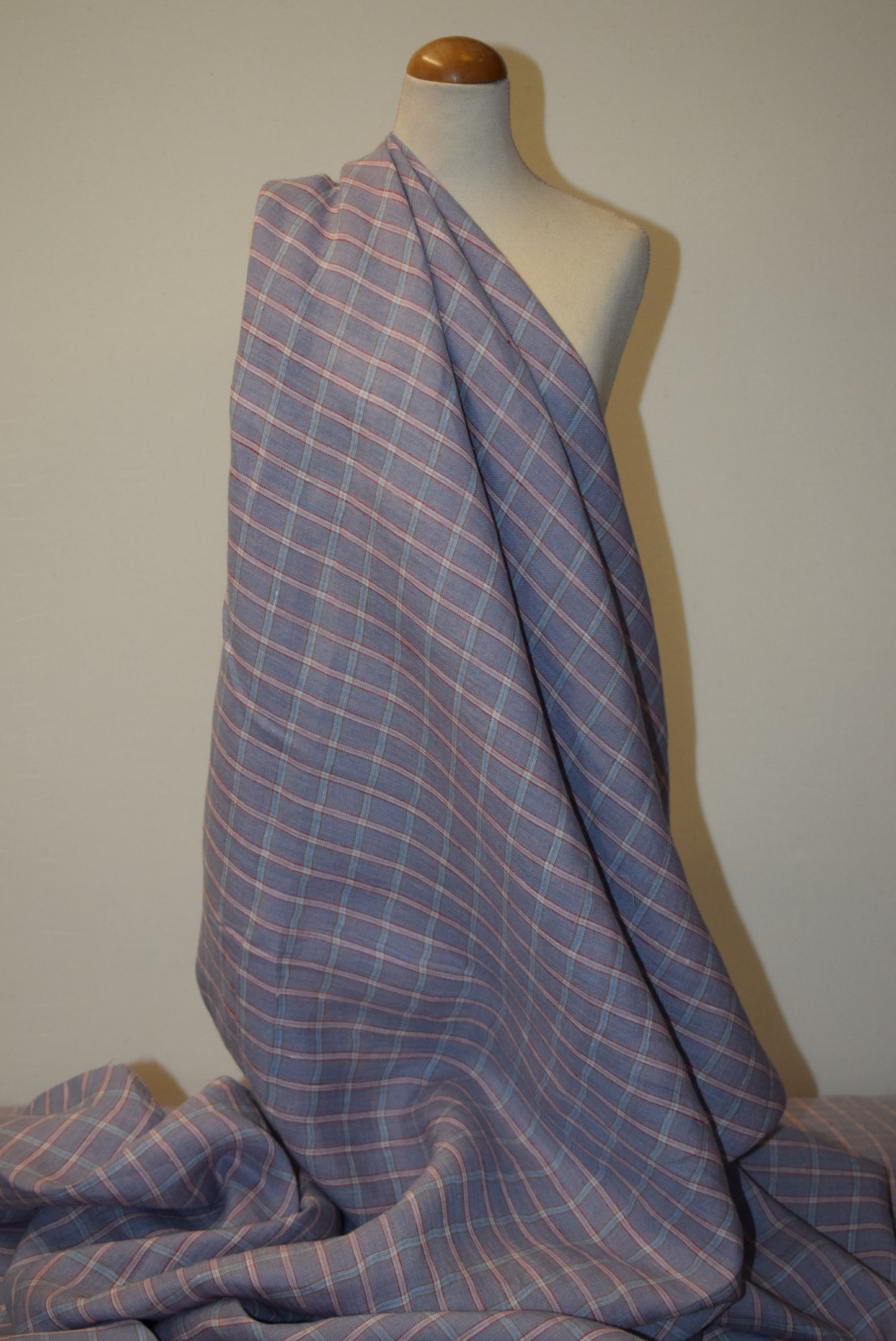 Lilac & Pink Linen Check