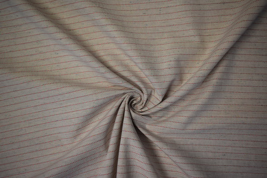 Red Crosswise Stitch Stripe