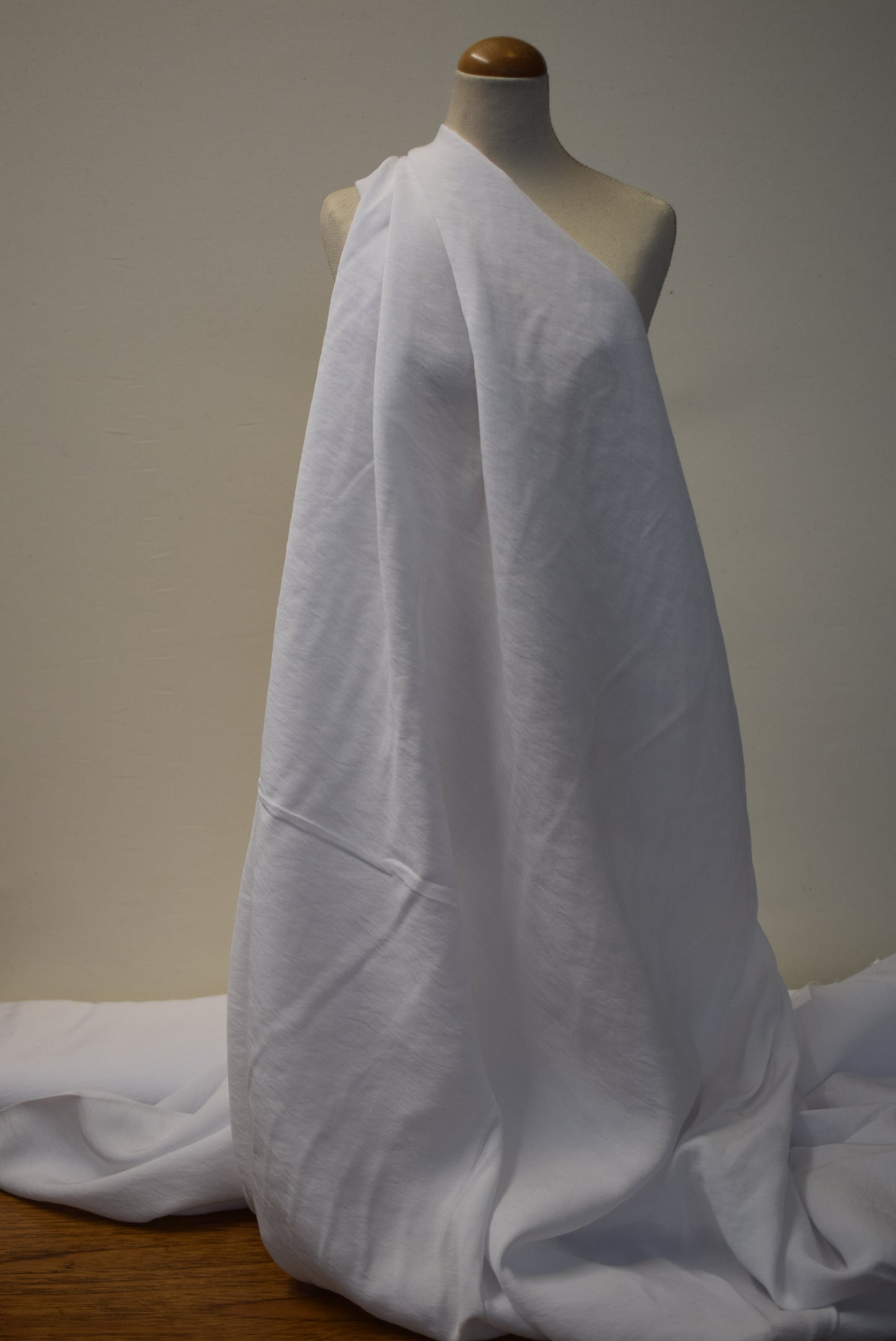 'Parachute' Silky Poplin - White