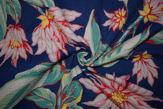 'Clematis'  Seersucker