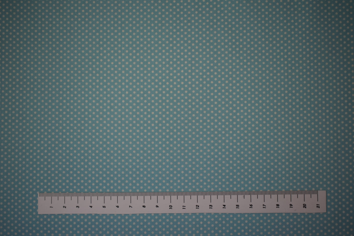 Mini Spot Cotton Sateen - Turquoise