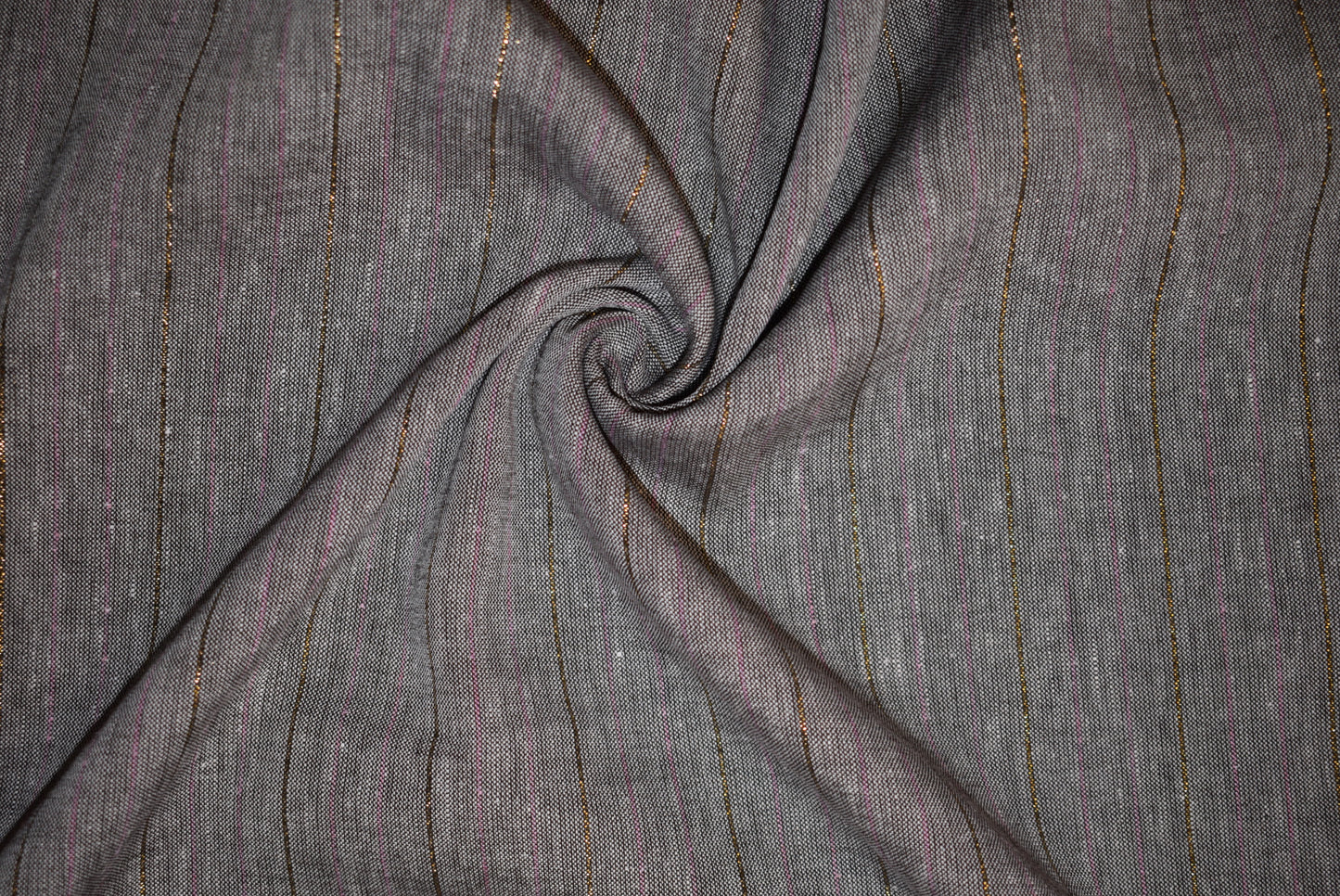 Lurex Stripe L/V - Brown