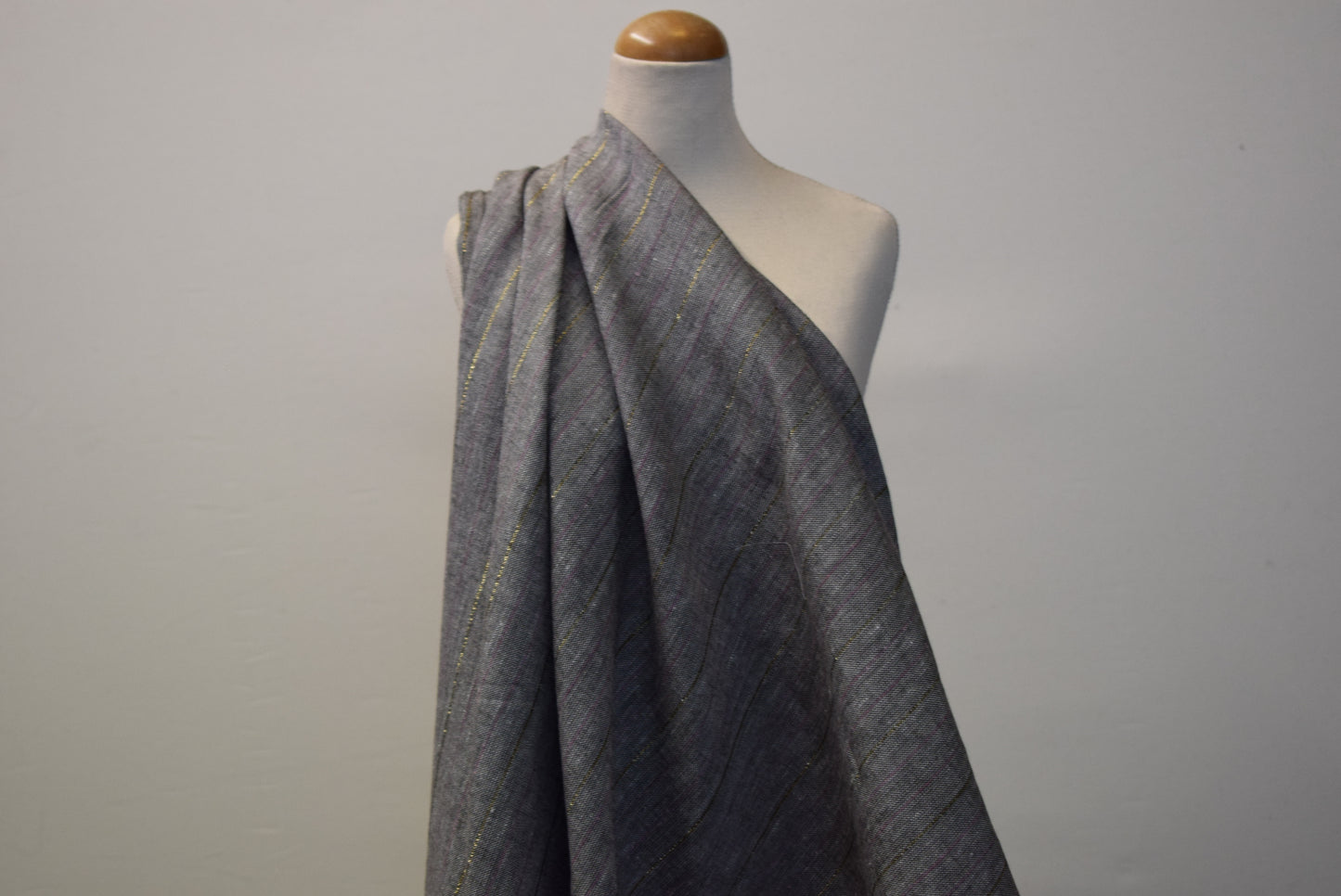 Lurex Stripe L/V - Brown