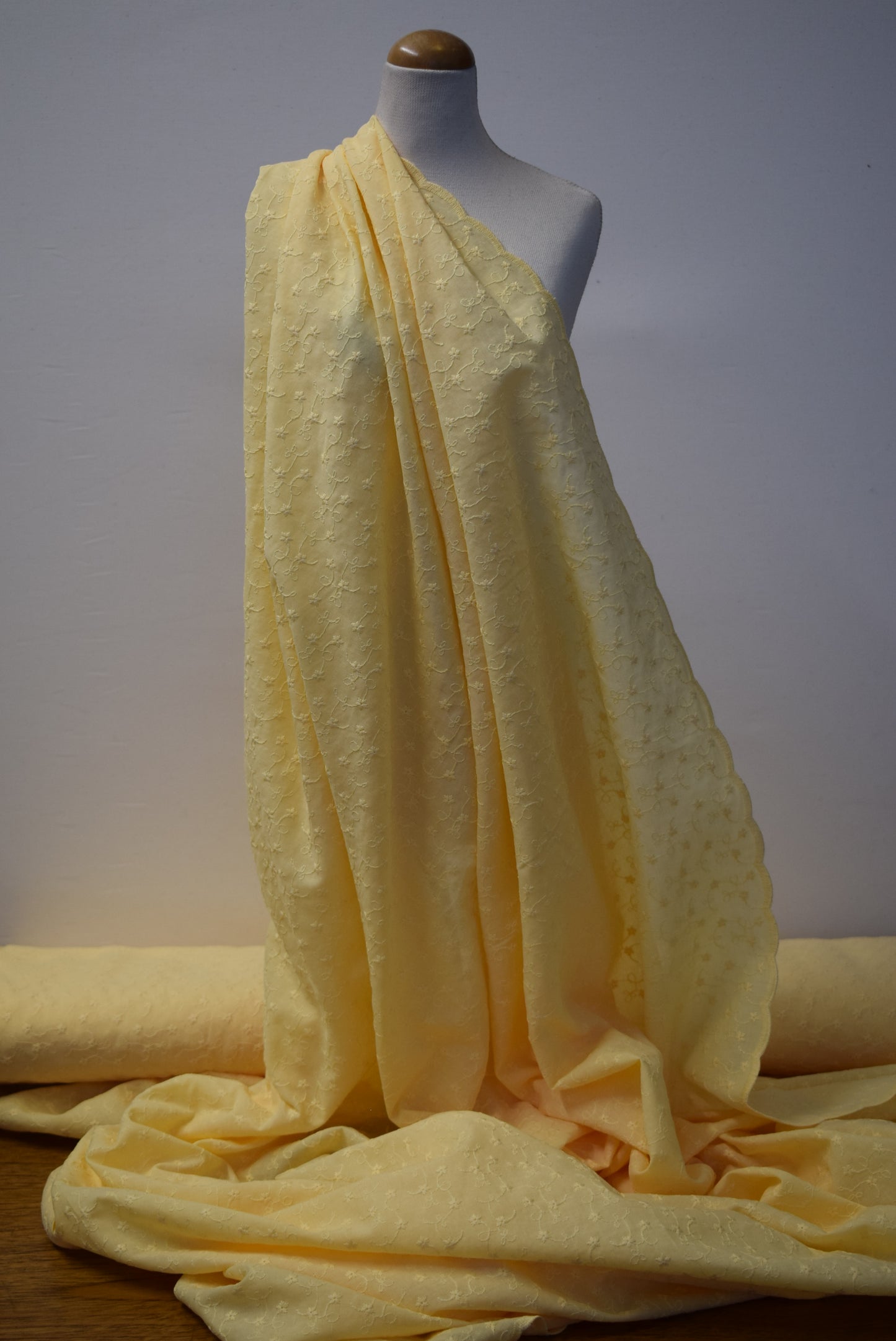 Double Flounce Embroidered Lawn - 3 colourways