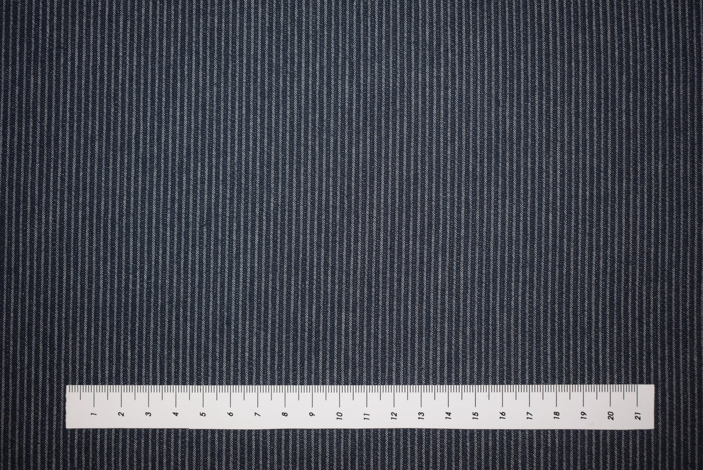 Pinstripe Stretch Denim