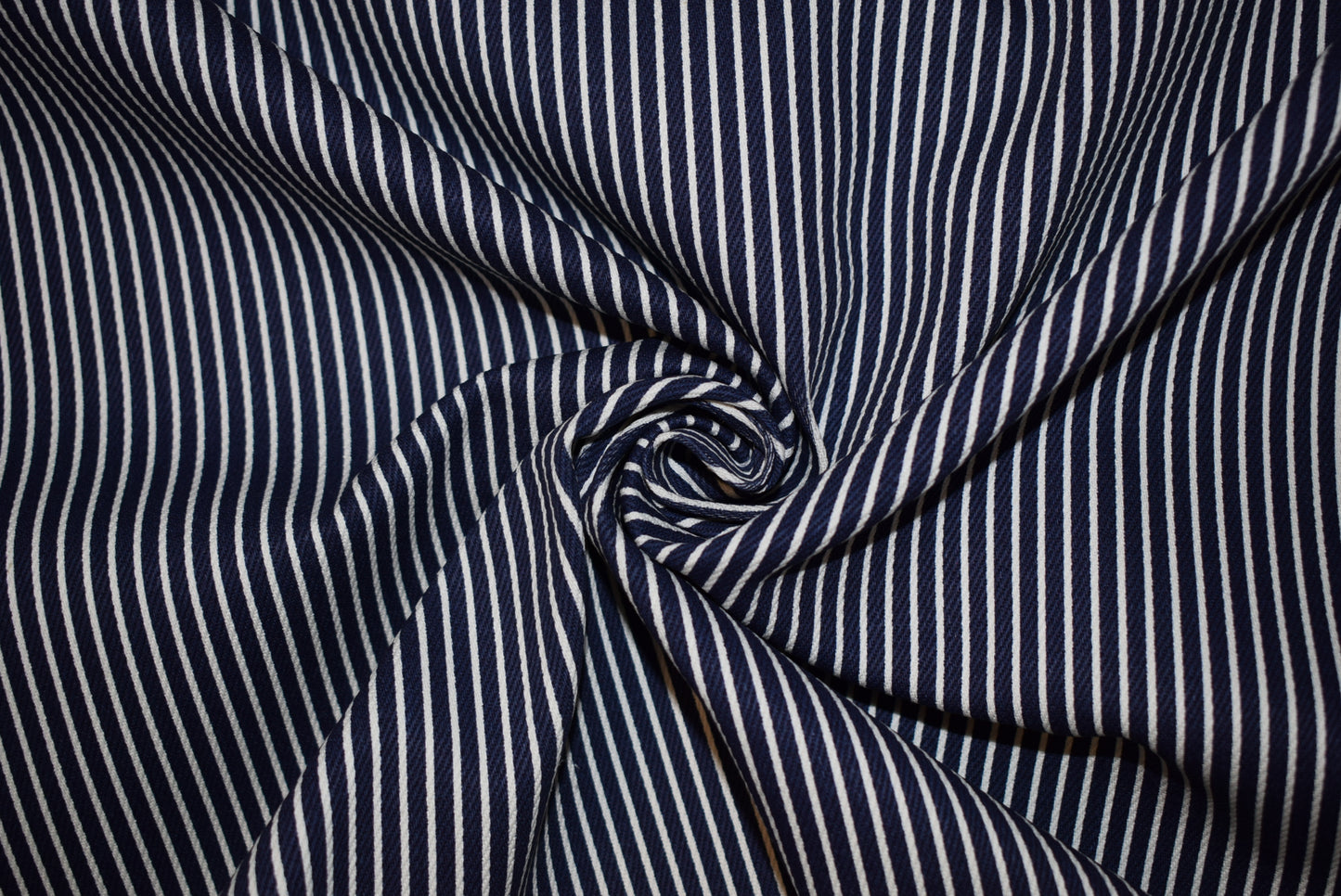Printed 'Hickory Stripe' Twill