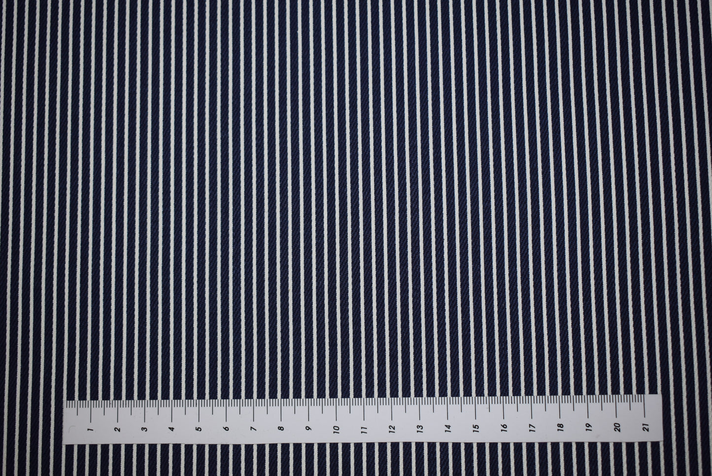 Printed 'Hickory Stripe' Twill