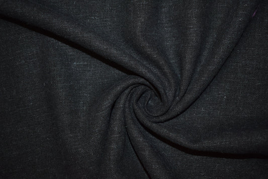 Charcoal Melange Linen & Viscose