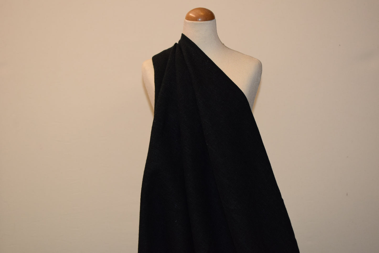 Charcoal Melange Linen & Viscose