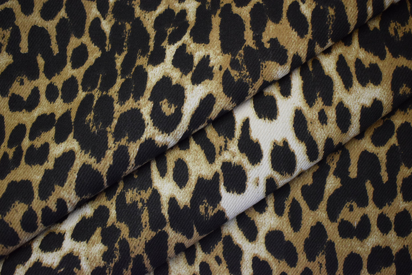 Leopard Print Cotton Drill