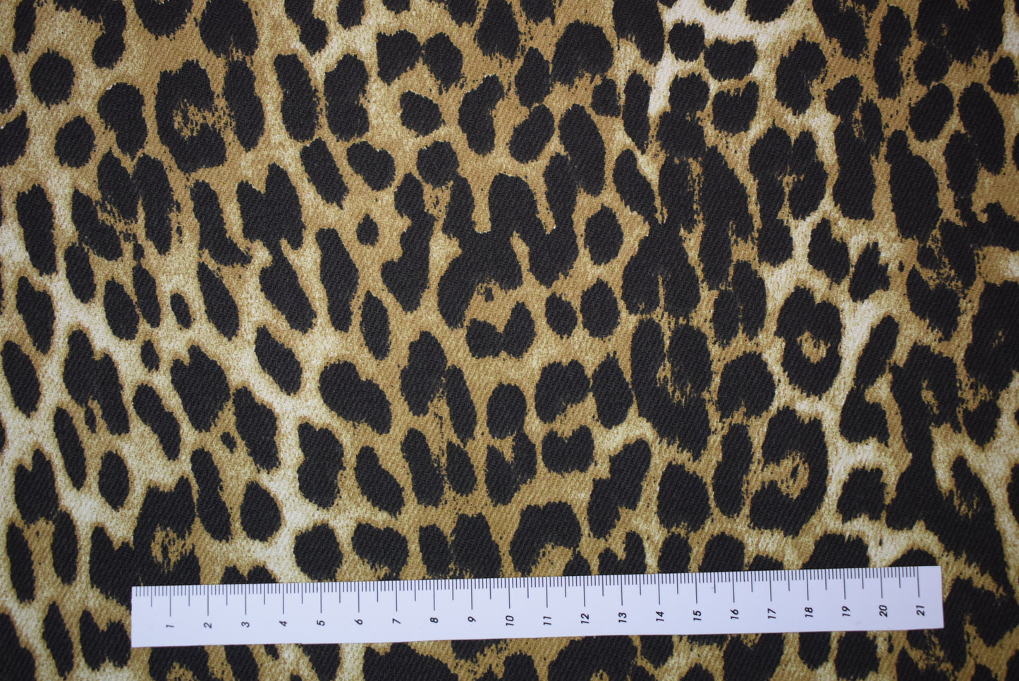 Leopard Print Cotton Drill