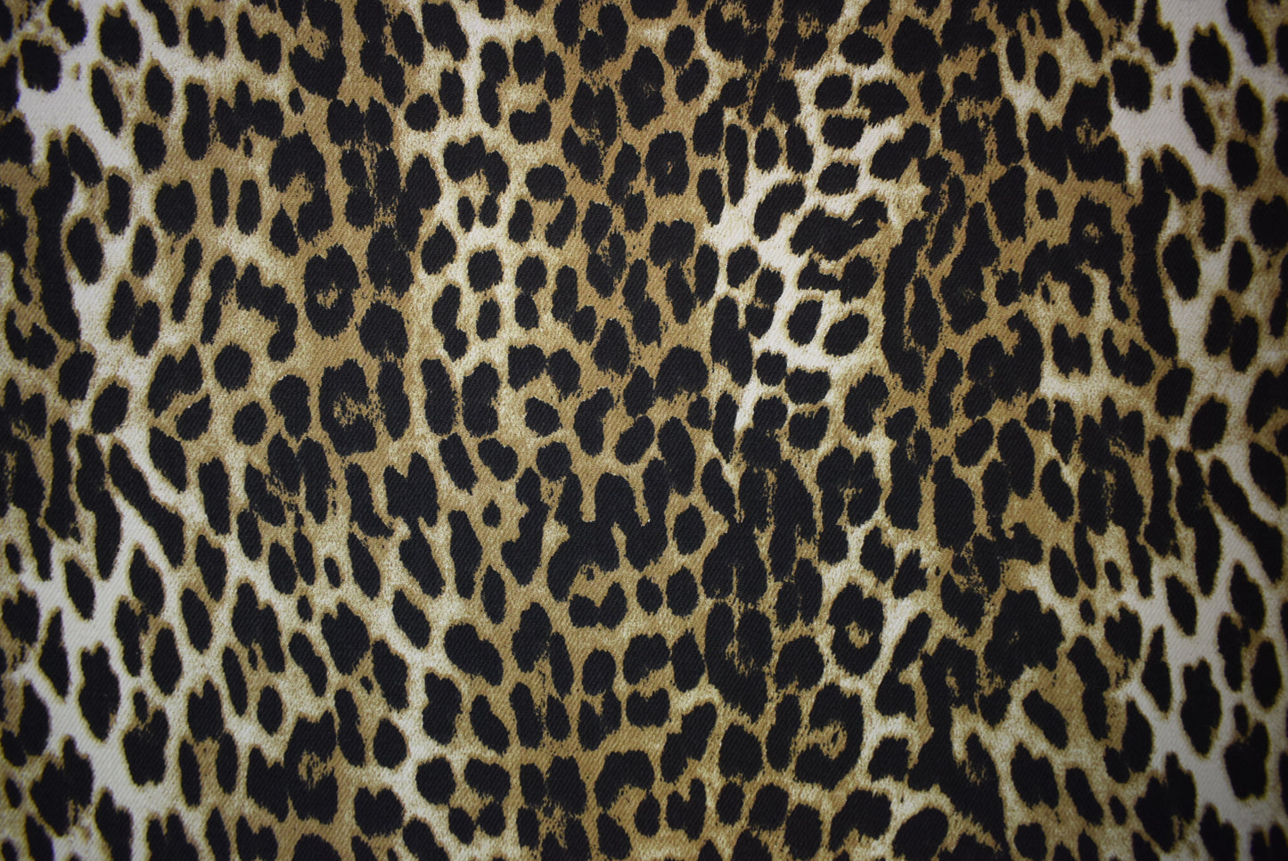 Leopard Print Cotton Drill