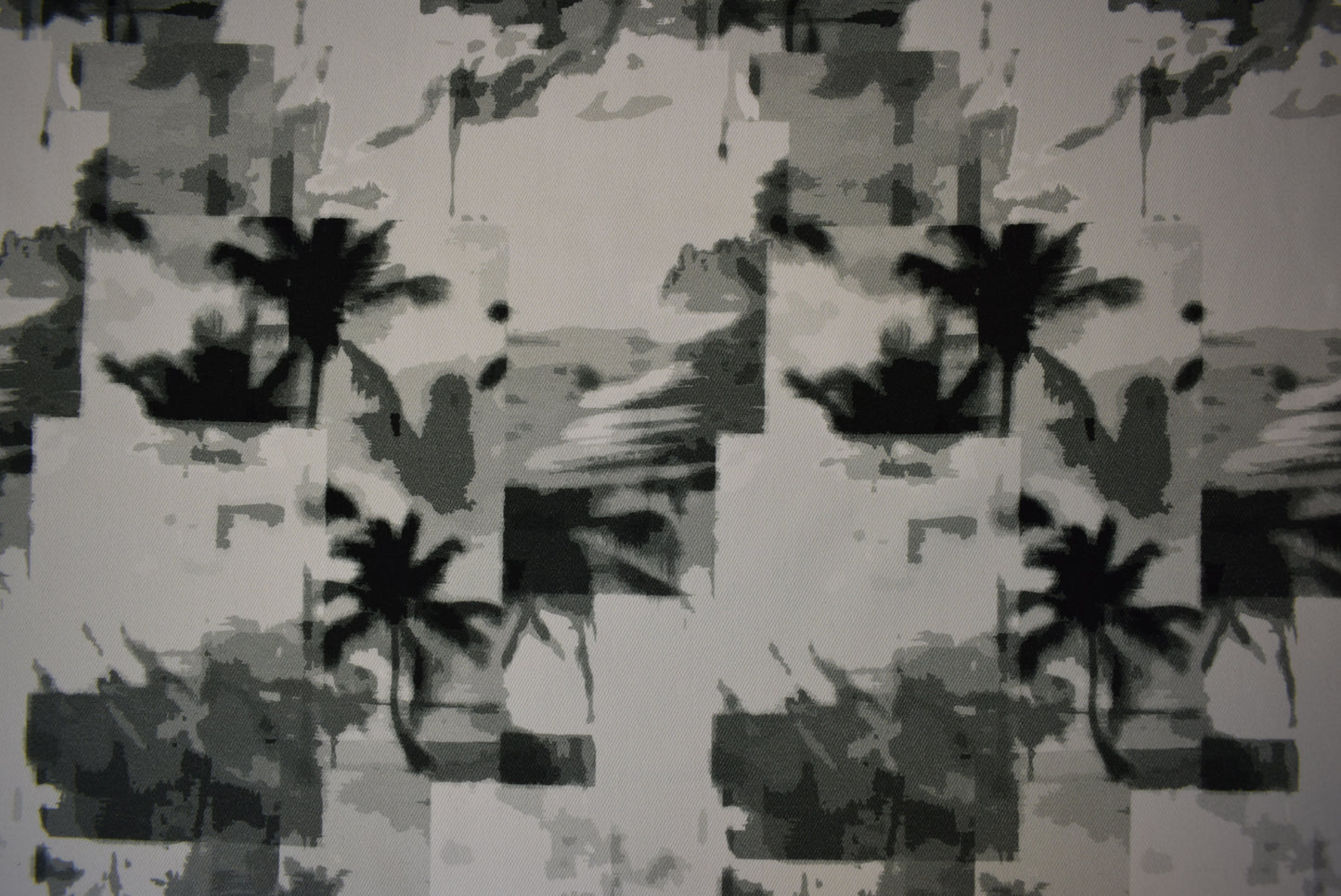 'Miami Shadow' Printed Cotton Drill