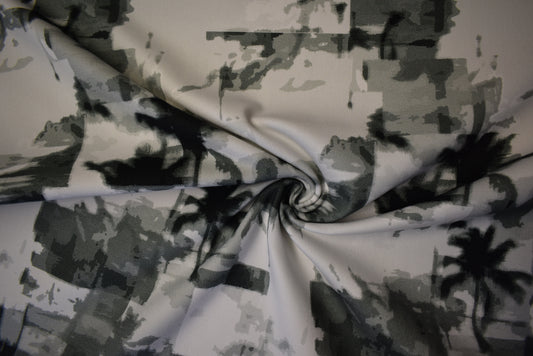 'Miami Shadow' Printed Cotton Drill