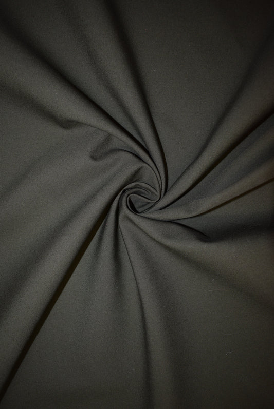 Japanese Showerproof Canvas - Military Green