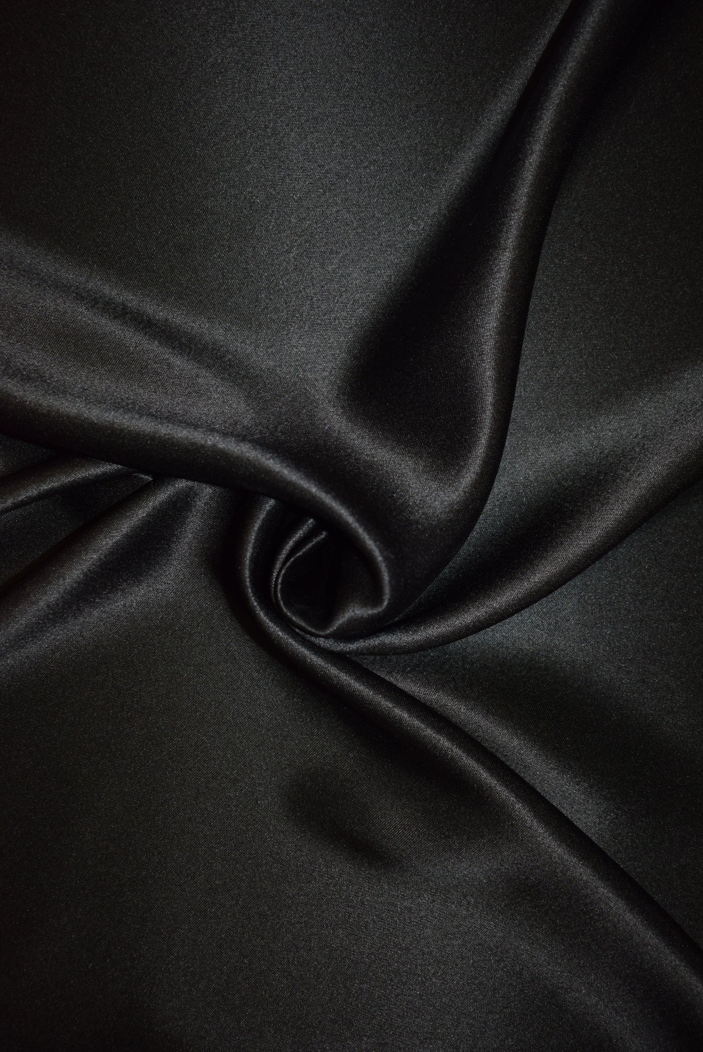 Silk Double Satin - Black