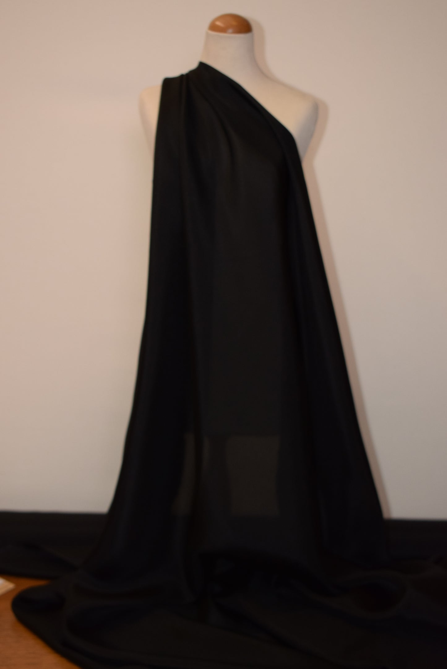 Silk Pongee - Black