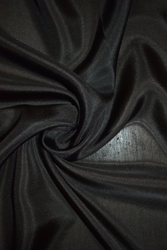 Silk Pongee - Black