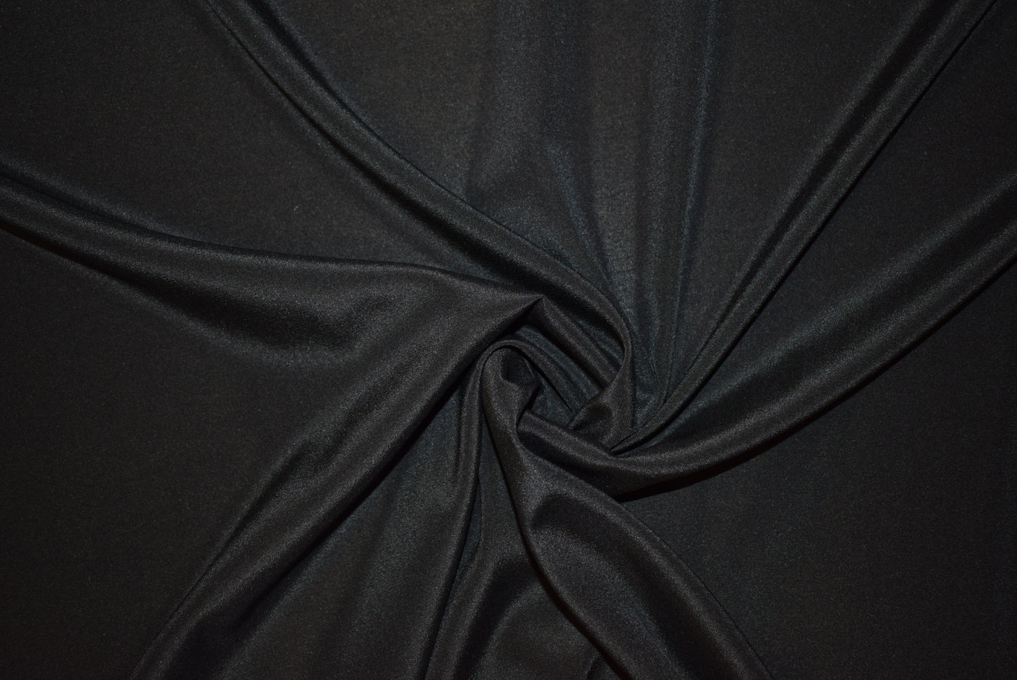 Black Silk Crépe with Stretch