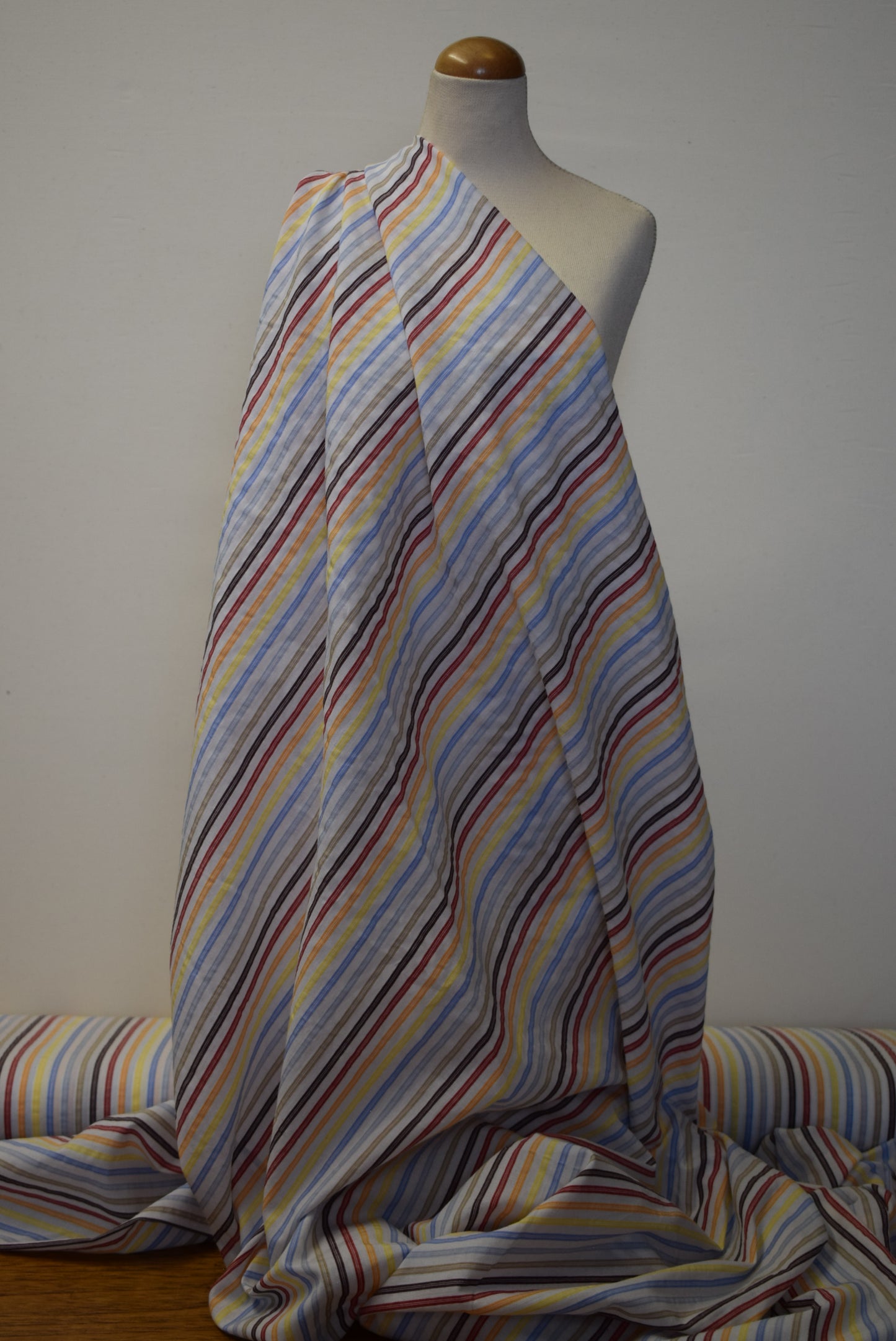 'Rimini' Striped Seersucker
