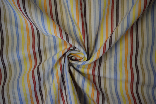'Rimini' Striped Seersucker