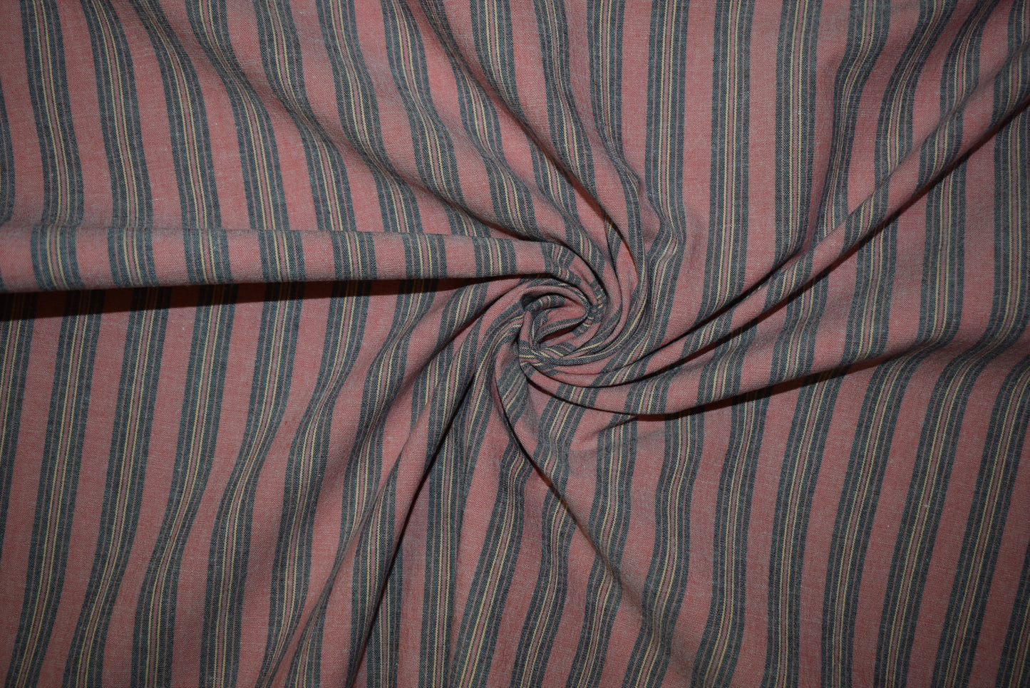 Strawberry Stripe Chambray
