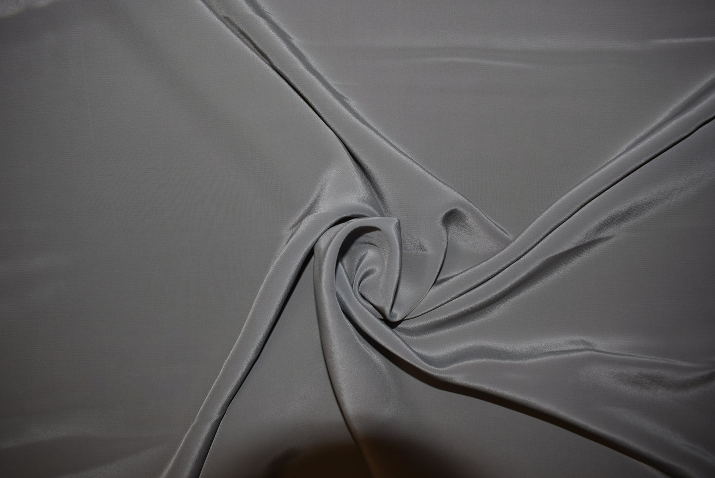 Silver Grey Tencel Crépe De Chine