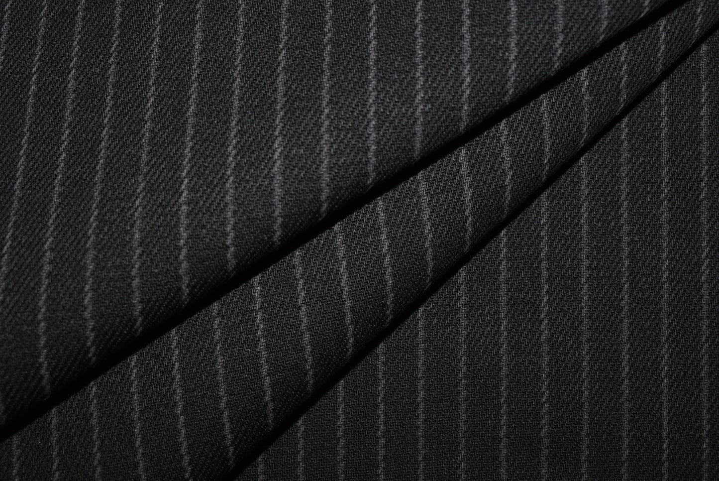 Grey 'Rope Stripe' on Black Drill