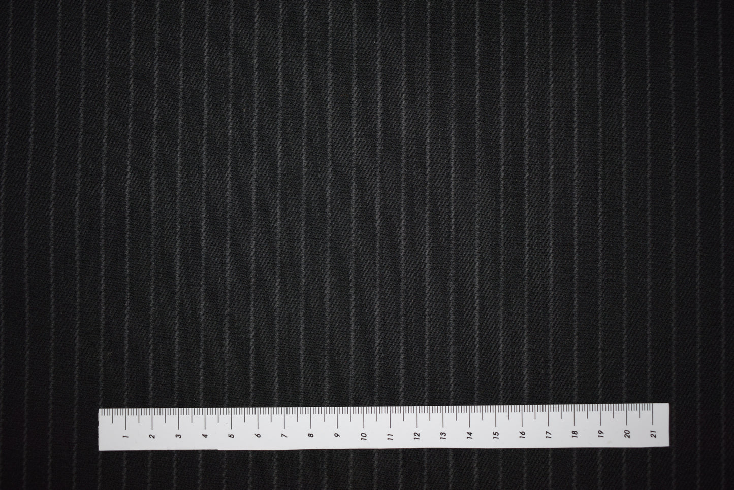 Grey 'Rope Stripe' on Black Drill