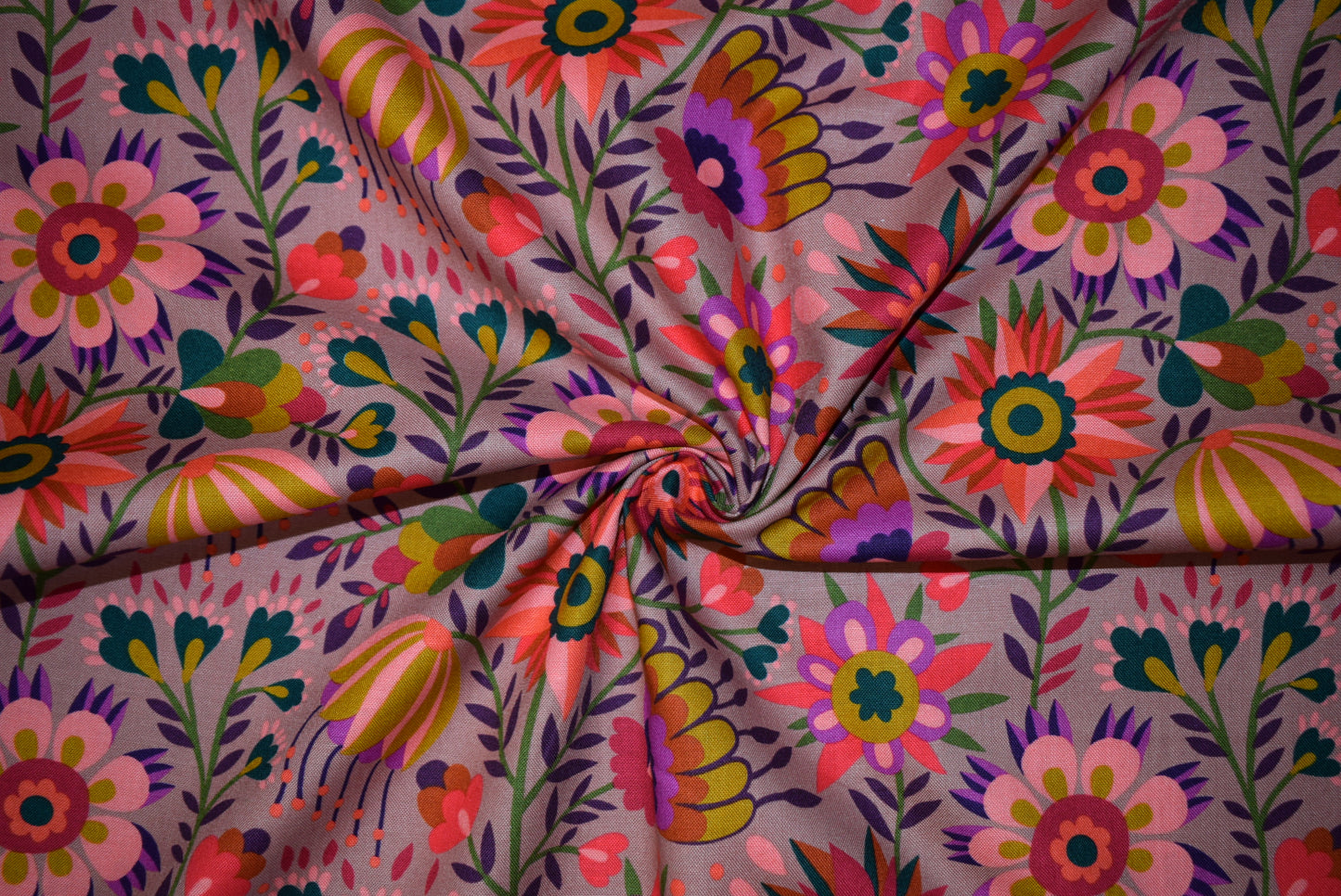 Allegory' Japanese Print -Coral