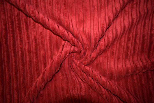 Corded Velvet 'Thick Rib' - Wine
