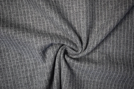 Charcoal Pinstripe Flannel