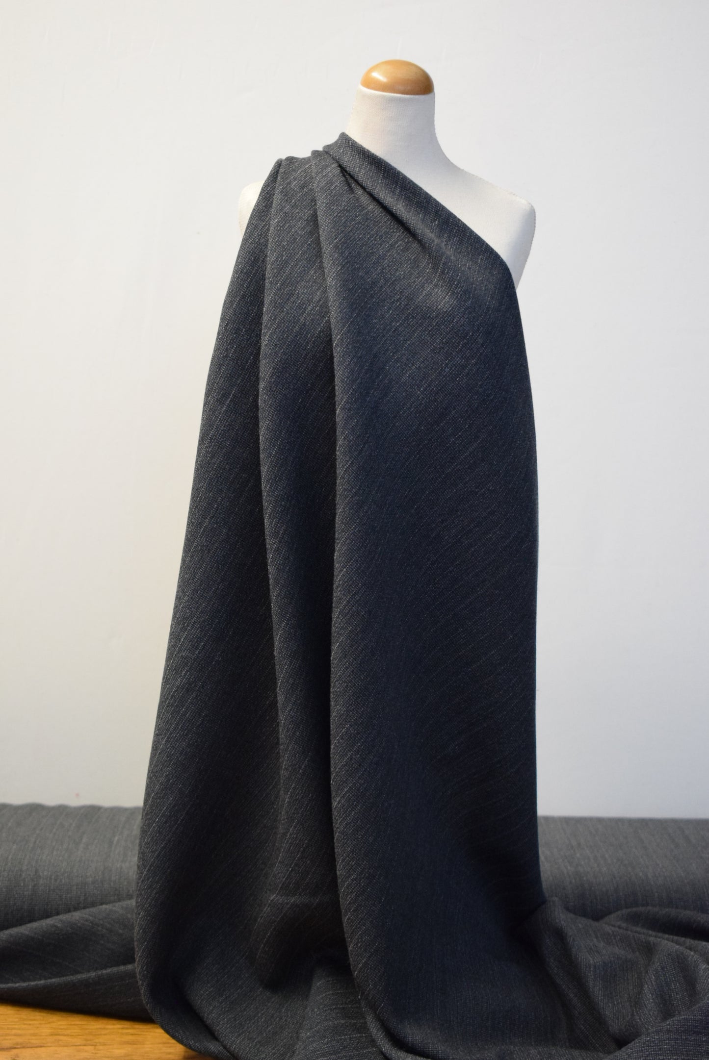 Grey Micro-Bouclé Suiting