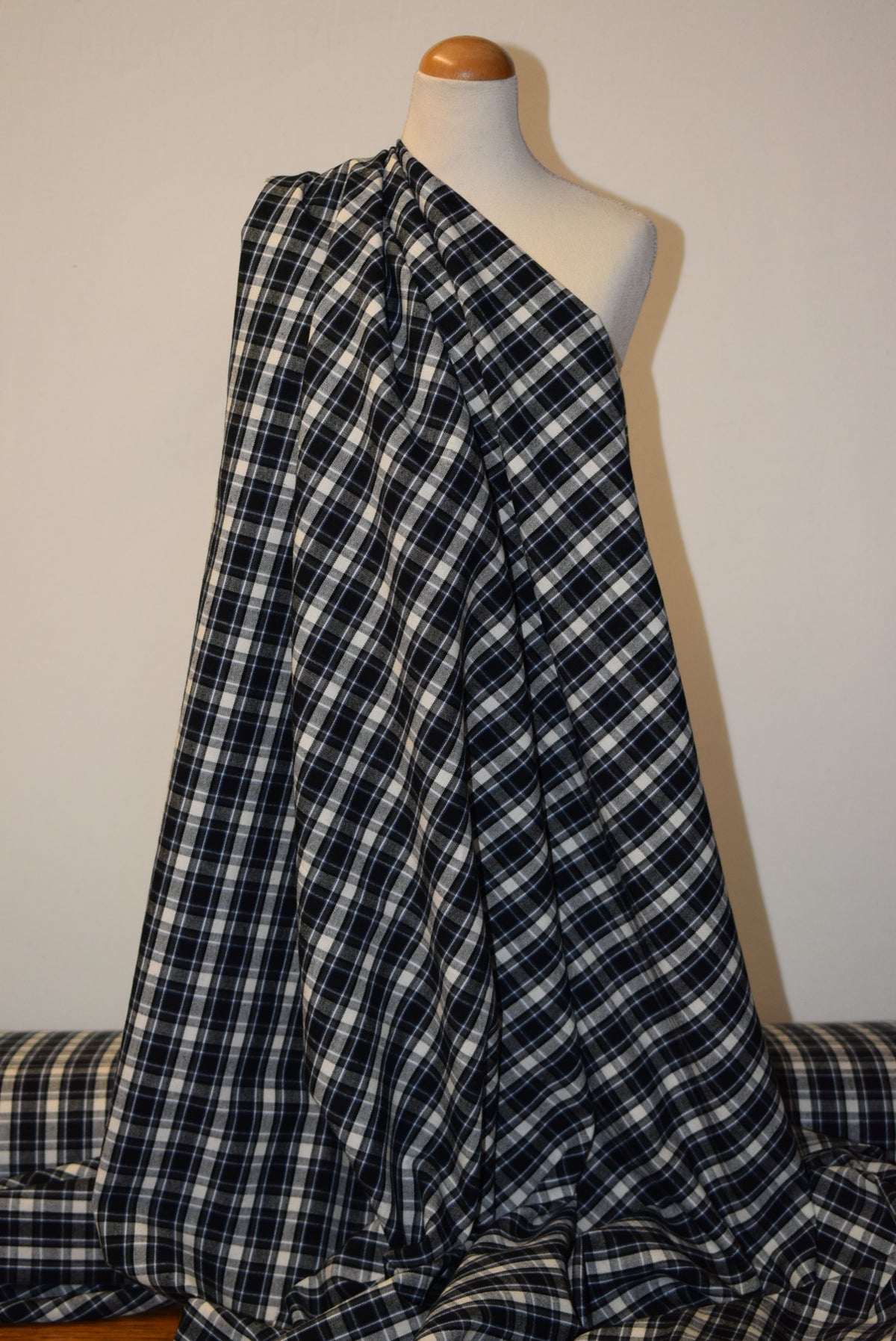 'Boston Bay' Cotton Check