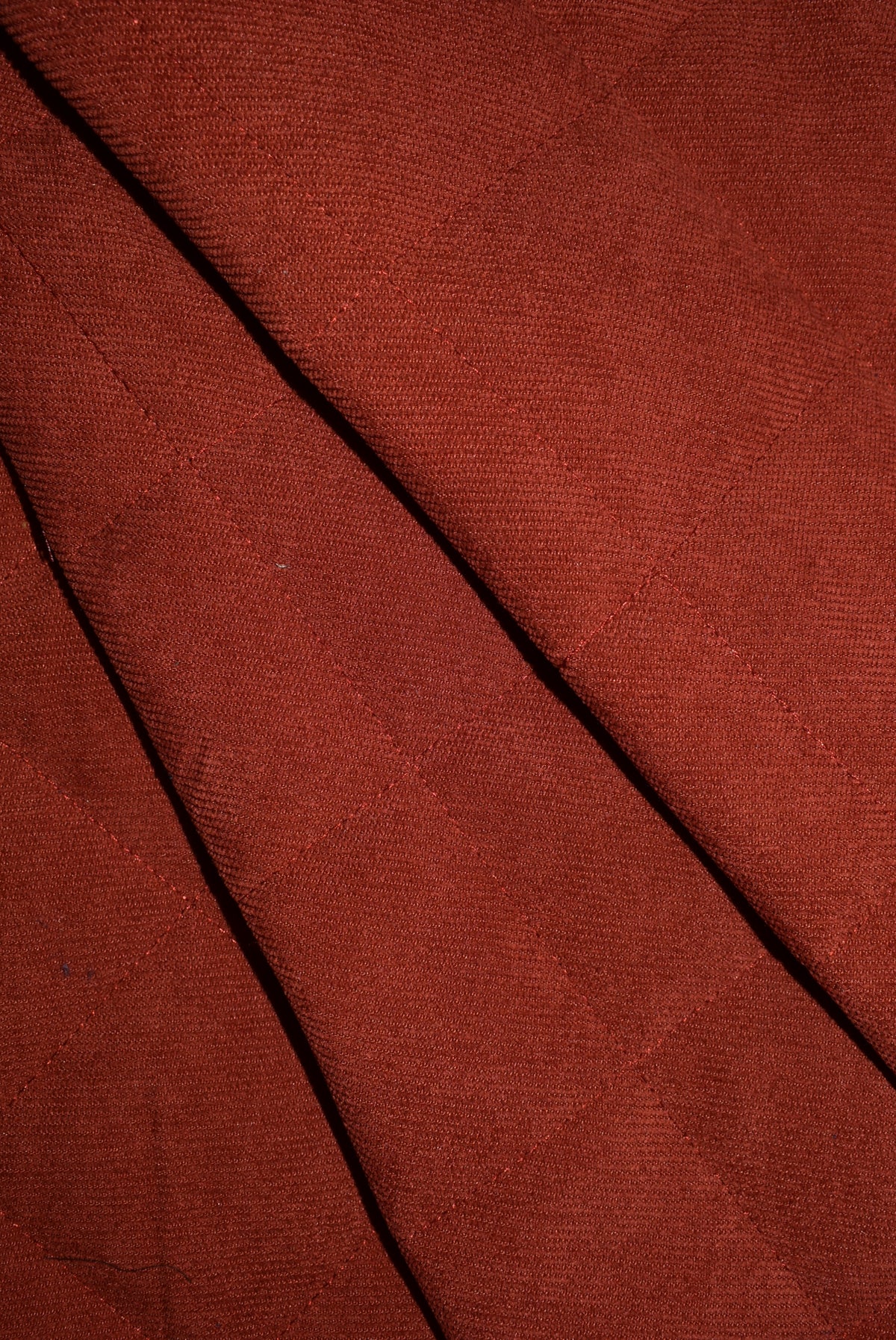 Rust Cord Effect Water Resistant Quilting