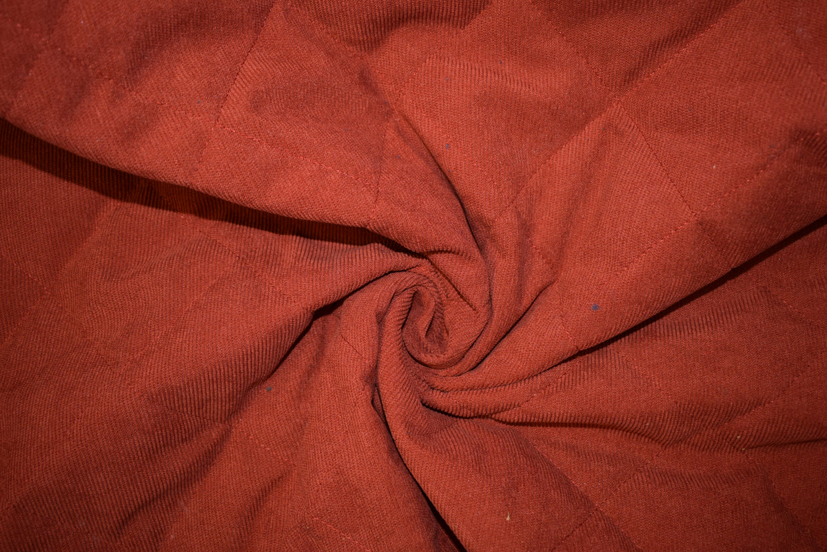 Rust Cord Effect Water Resistant Quilting