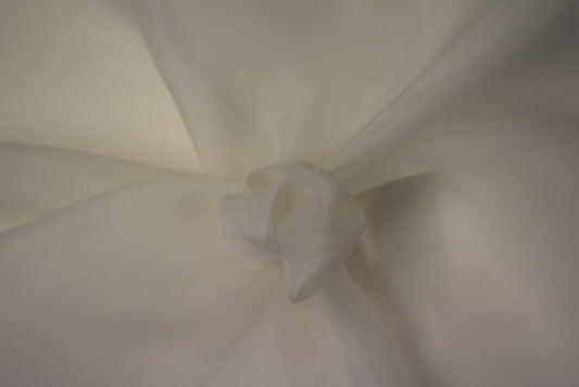 Ivory Silk Organza