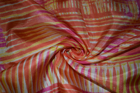 'Aruba' Printed Habutai