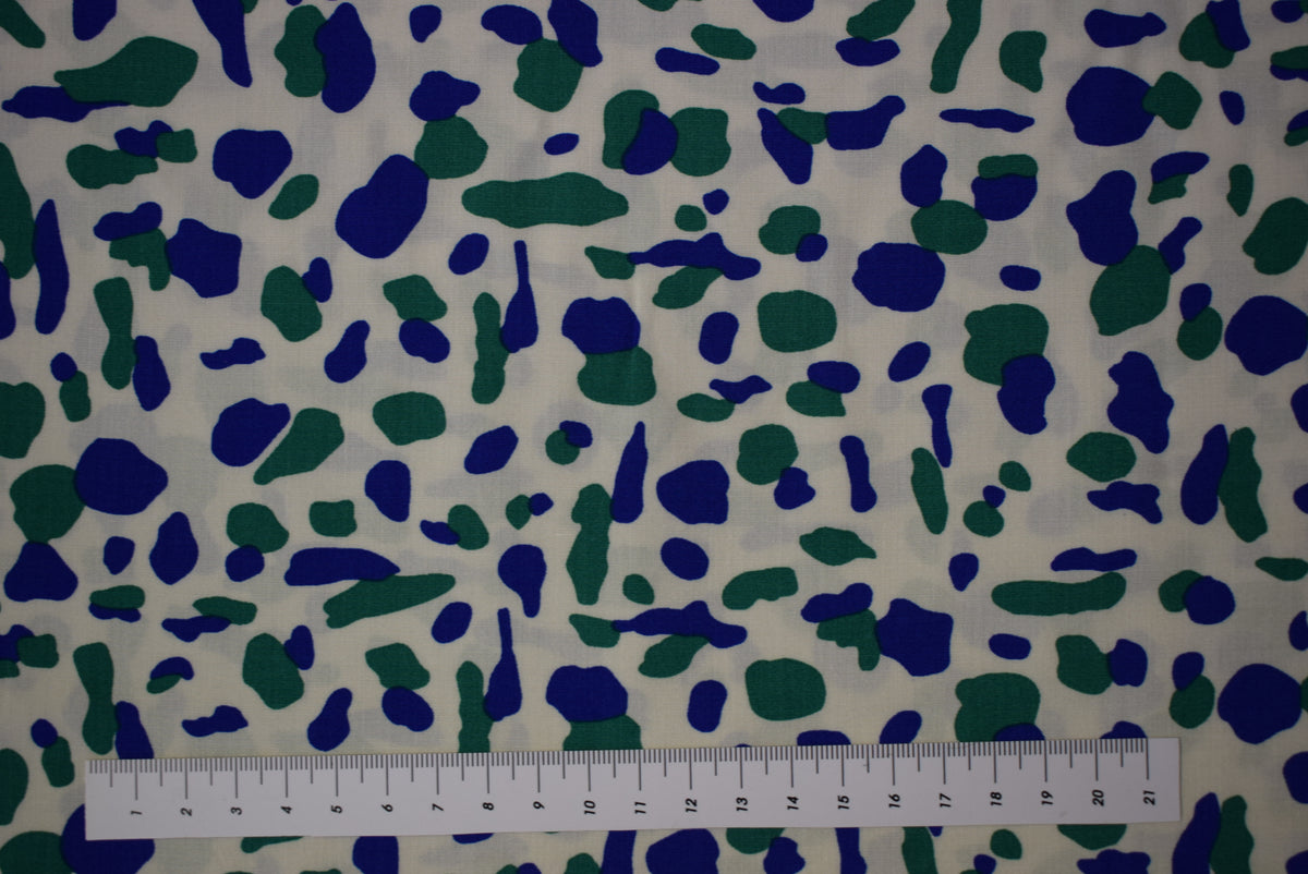 'Splash Print' Royal & Emerald