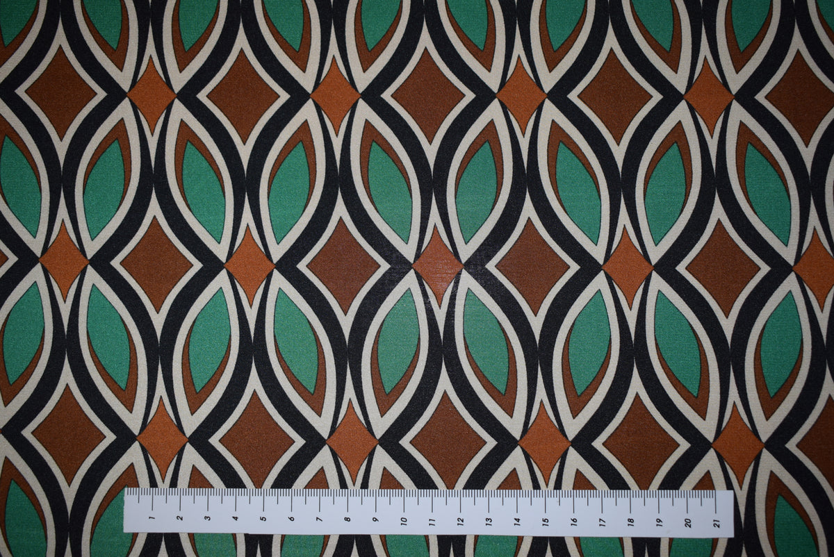 'Soho' Printed Satin - 2 colourways